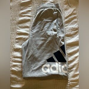 Adidas Mens Gray Jogger Pants